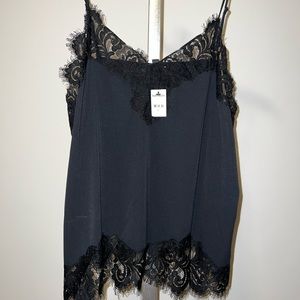 Express lace black cami